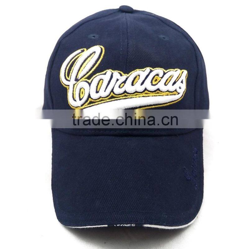 Wholesale blue baseball hats,custom 3D Embrossed logo baseball caps