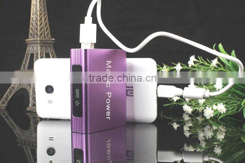 factory USB portable charger with flashlight for digital devices