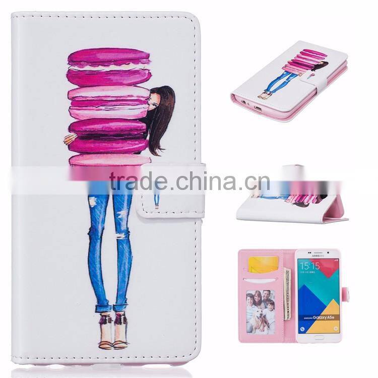2016 for Samsung A3 Wallet leather case PU case, 2016 for Galaxy A5 credit card leather case
