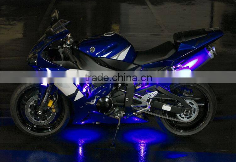 new product rgbw motorcycle llighting kit with Remote Controller made in china
