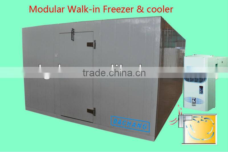 Polyurethane insulation modular cold room with standard size