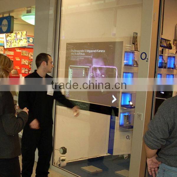 Chariot rear projection screen diy for shop window display shop mall advertising store exhibition