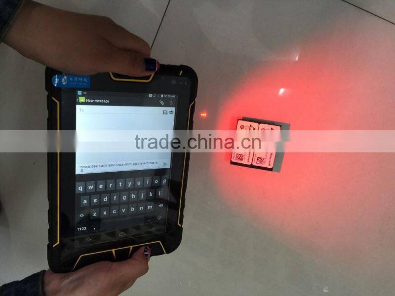 7 inch Android touch screen industrial tablet with UHF RFID reader and Phone calling