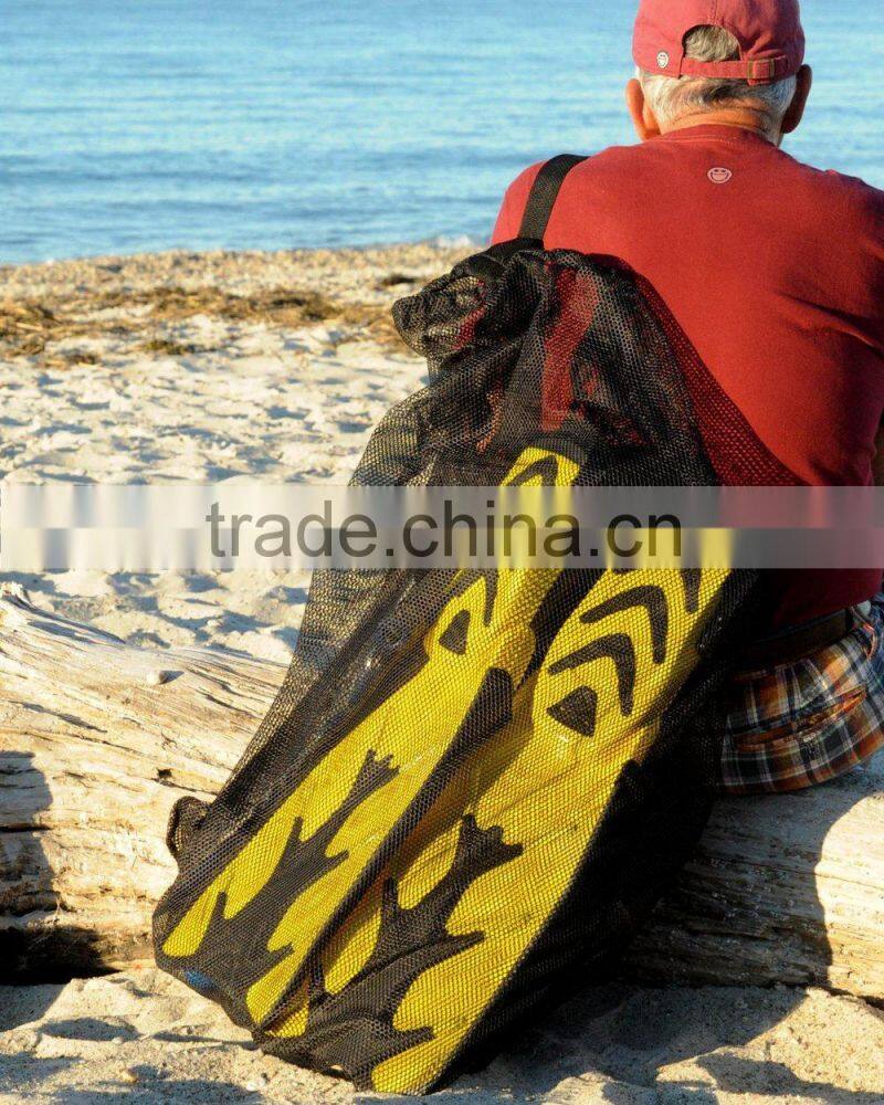 Mesh Ball Bag With Shoulder Strap. 30 x 40 Inches with Drawstring Closure