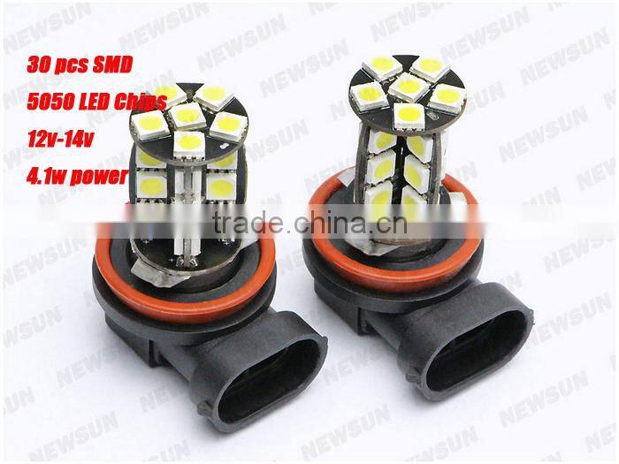 H11 H9 H8 Motorcycle LED Turn Signal Light With SMD 5050 Leds use For Reading Light