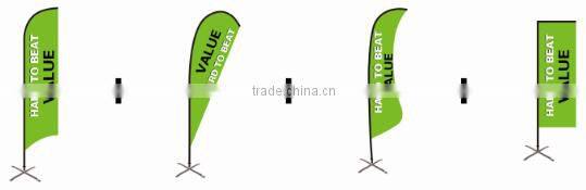 High Quality Wisezone Advertising Display Flame Flag