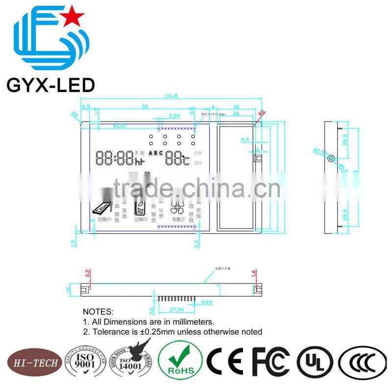 watertight full color water heater custom Graphic display