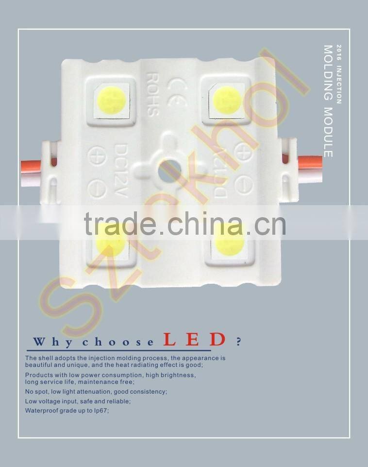 12v 4X 5050 led sign lighting module tekhol smd led pcb module