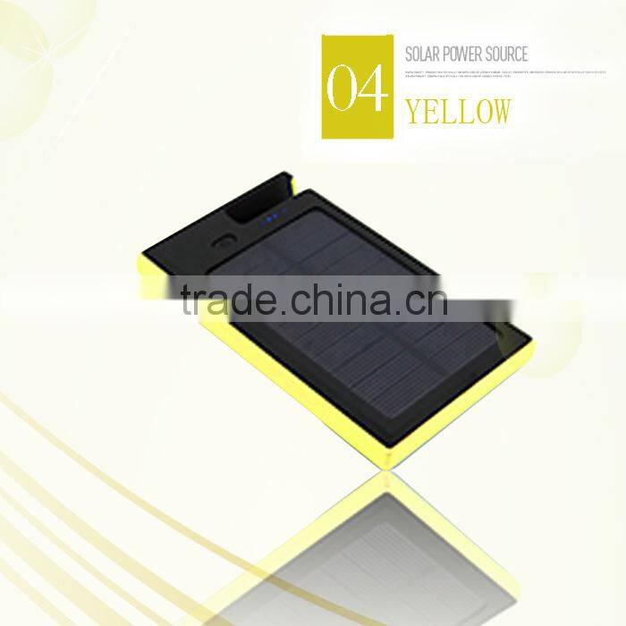 Power bank for tablet pc Fluorescence Fish Mouth flashlights external battery pack 5600mah universal usb charger