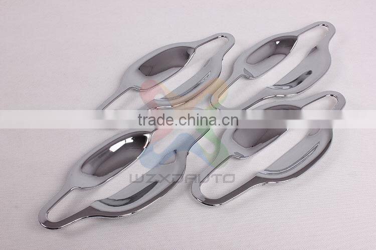 SET ABS CHROME DOOR HANDLE BOWL INSERTS COVER DOOR HANDLE BOWL FOR SONATA NF 2006-2008