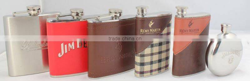 high quality series stainless steel painting hip flask