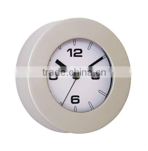 Cute round plastic alarm clock