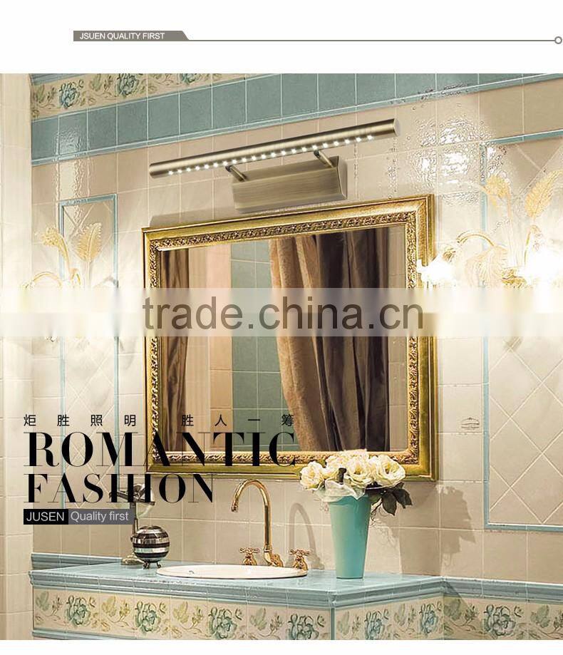 9W indoor Bronze wall sconce lighting LED Bathroom mirror light 100-240V AC waterproof lamp CE& Rohs