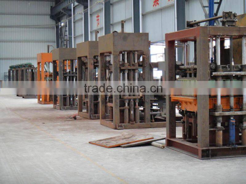 Hot sale! PLC controller,import hydraulic valve. ShentaQTY6-15 automatic fly ash brick making machine in india price