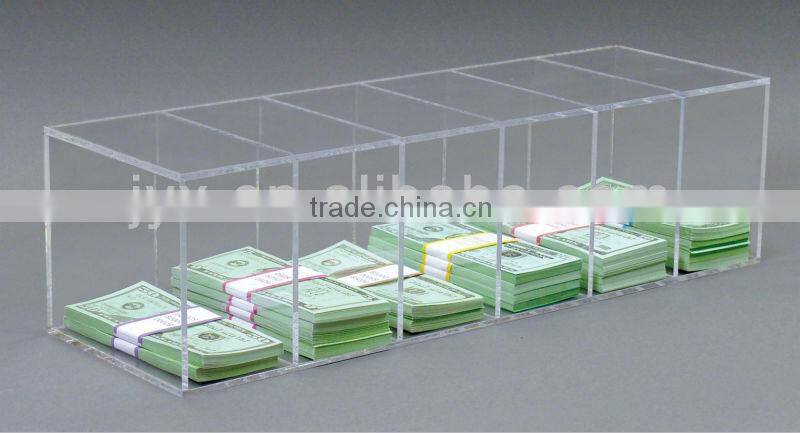 Acrylic Divided Currency Sorters