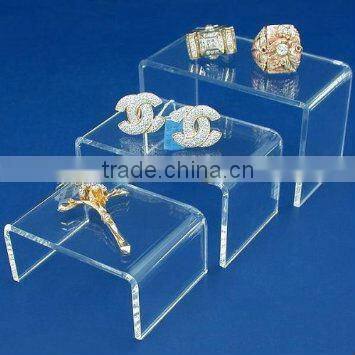 clear acrylic tabletop display riser set