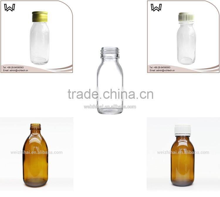 2oz Clear Beverage Glass Bottle