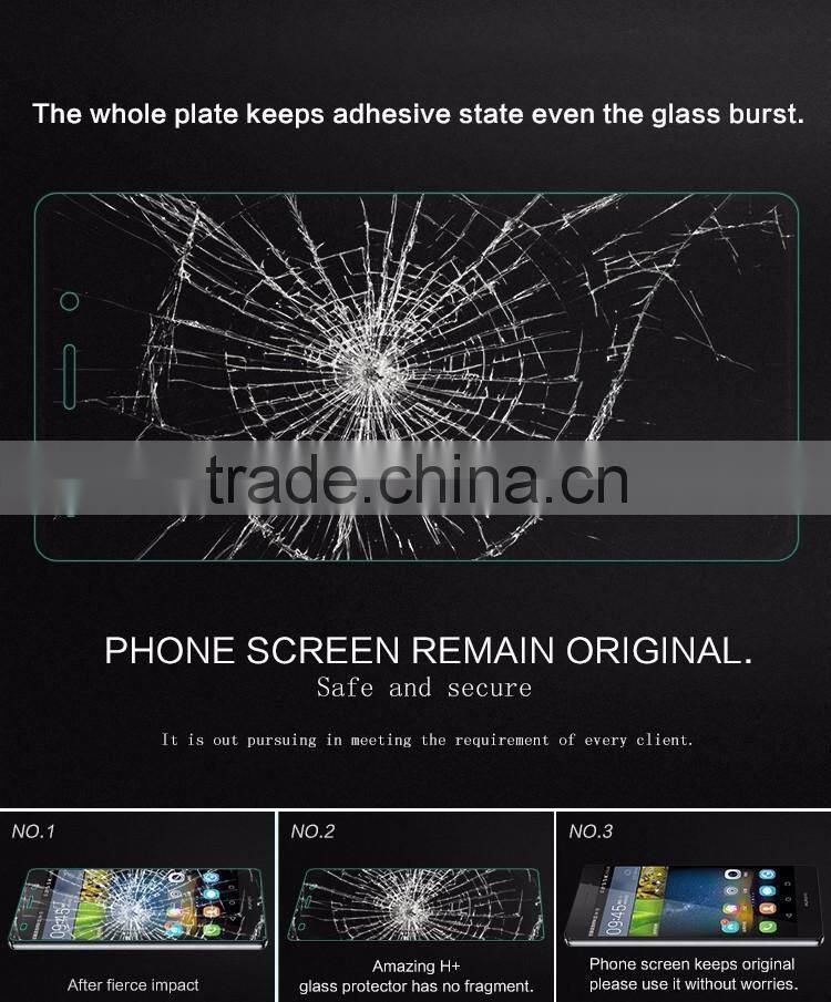 hotsale high transparency anti-glare tempered glass screen protector for Huawei P8