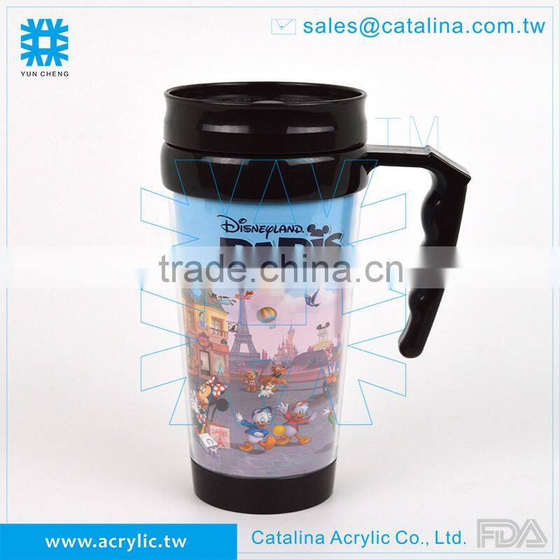 ACRYLIC 11oz 340ML TRAVEL MUG
