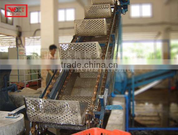 belt bucket elevator for rubber