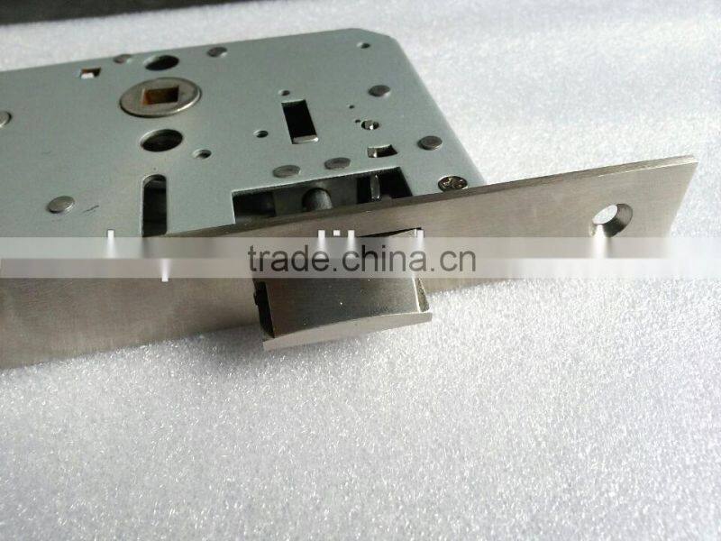 304 Stainless Steel Fireproof Euro Standard Anti-Panic Mortise Lock Body with 60 72mm Hole Distance