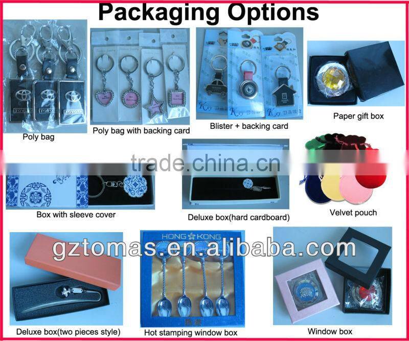 new design hot new products custom leather keyring 2016 pu metal logo keychain