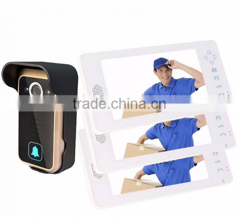 7inch Handfree Color Screen Video Doorbell Video Door Phone for villa