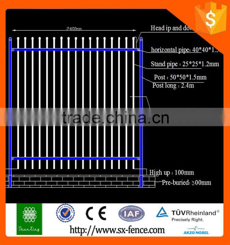 Wrought Iron pipe fences for cottages