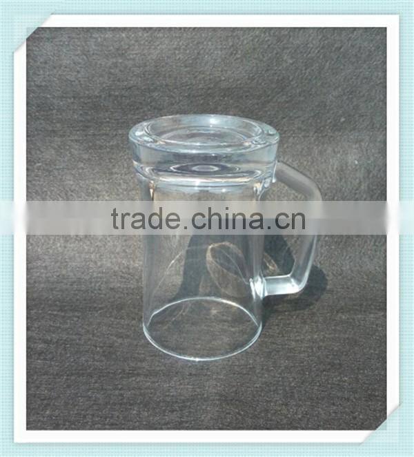 400ml glass beer mug high quality beer glass cup with handle