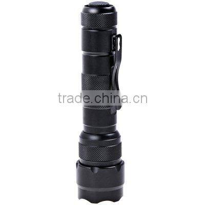 waterproof 1000 lumen led aluminum rechargeable led flashlight with clamp