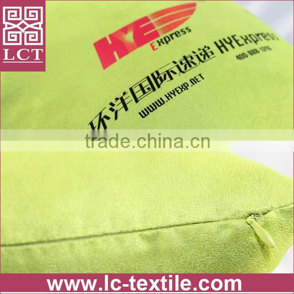 wholesale made of high quality suede nap fabric handmade square cushion with invisible zipper design(LCTP0088)