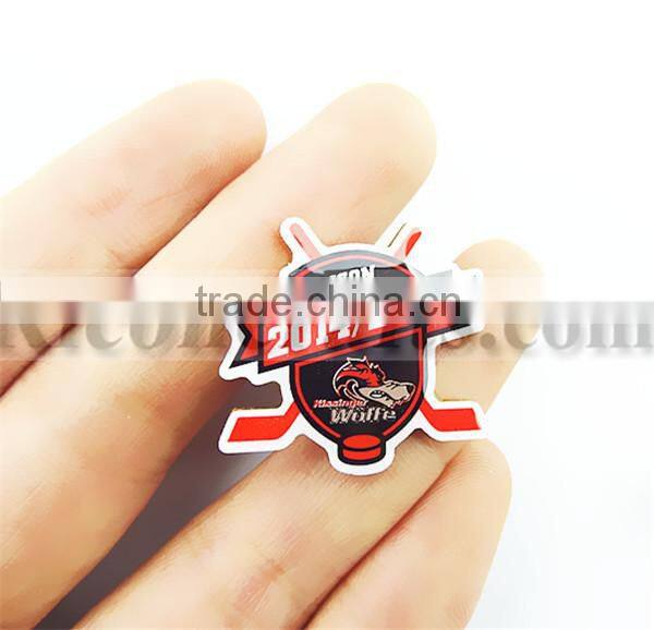 2015 Ricon Metal crafts Metal printing silver oval bracelet button