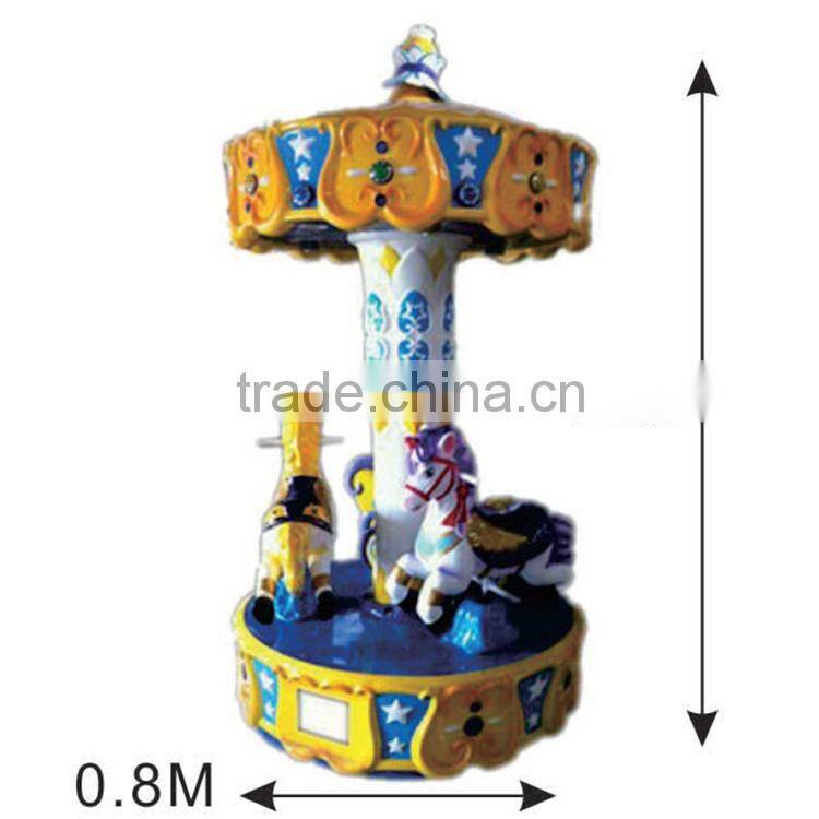 LSJQ-084 Attractive kids carousel for sale used amusement games mini fairground ride small carousel for sale