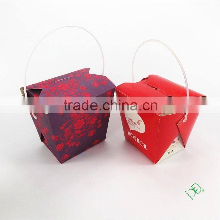 Custom design Chinese paper noodle box