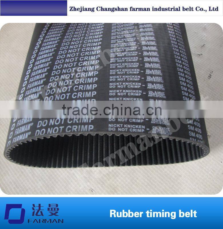 Factory direct sales timming belt, rubber synchronous belt, type:5M Brand: Farman