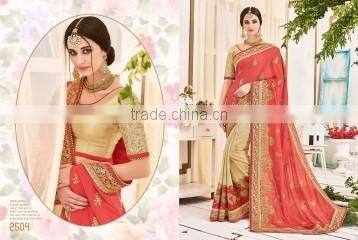 Blissful Teal Jacquard Silk Designer Saree/famous indian saree designers