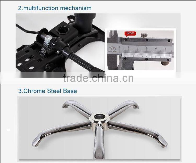 secretary typist computer office highback mesh chair adjustment headrest adjustable armrest swivel mechanism