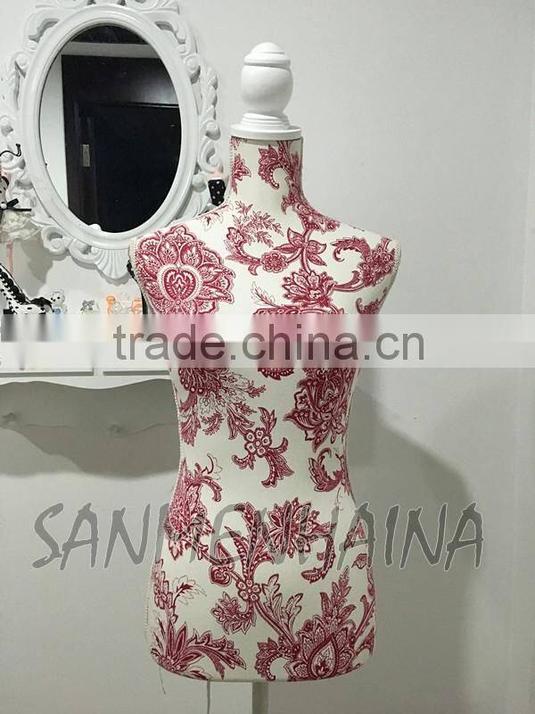 red flower printing elastic fabric Female Mannequin