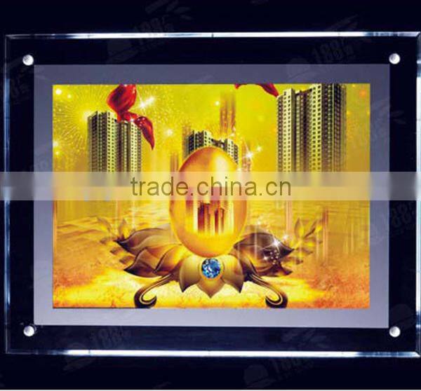 led light photo frame for advertising