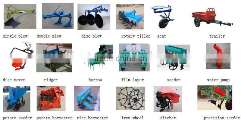 good quality diesel walk behind tractor 15hp diesel durable usage