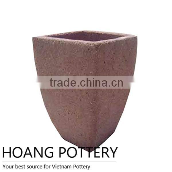Wholesale Square Sandblasted Pot - Vietnam Pottery Manufacturer
