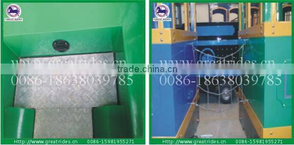 Mini Electric Tourist Used Trackless Train For Sale