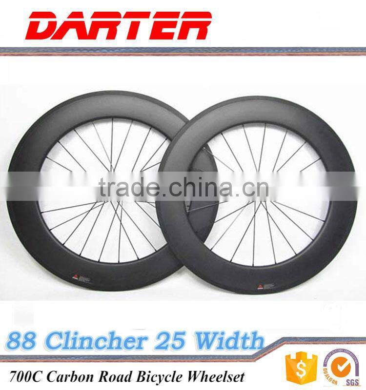 Industry professional 25MM wide 20-24H road bike carbon wheel set