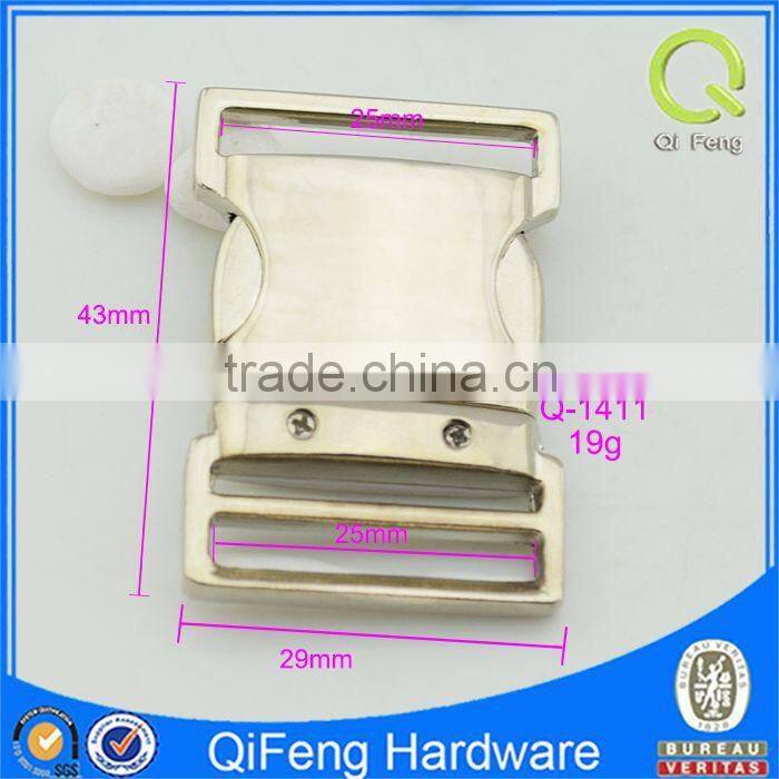 Q-1411 top quality metal handbag lock ,brifecase decorative lock,press lock