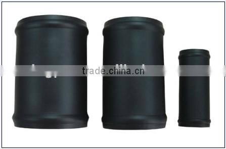 T-Shape Aluminum Hose Pipe, Alloy Pipe hose, Mat Black, Length:100mm+38mm,Bore: 25mm,OD:35mm-76mm