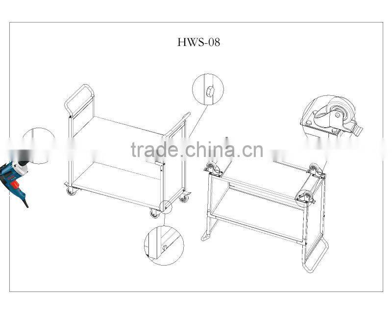 new products 2014 Warehouse Rolling Hand Push Cart HWS-08