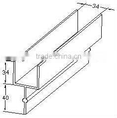 JY-2081|Split plastic strips for roller track|Black Split plastic strips
