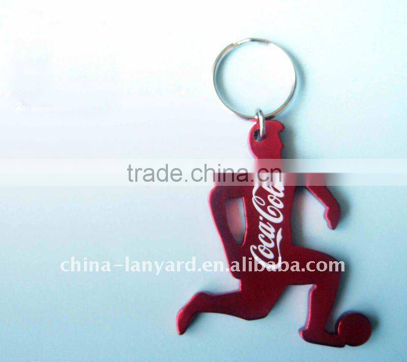 Jumbo Size 4 In 1 Carabineer With Compass, Key Ring And Bottle Opener, Blue