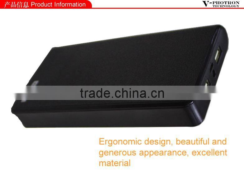 2015 Shenzhen hot selling Portable Charger Mobile Phone Power Bank 13000mah