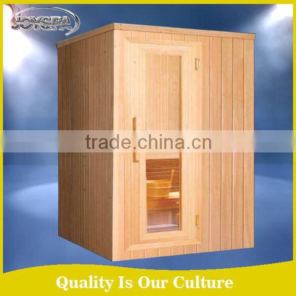 Finland spruce wood material sauna room